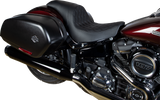 DRAG SPECIALTIES SEATS Predator Seat - Double Diamond with Black Stitching for Harley-Davidson FLSB/FXLR 2018-2023