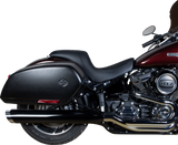 DRAG SPECIALTIES SEATS Predator Seat - Double Diamond with Black Stitching for Harley-Davidson FLSB/FXLR 2018-2023