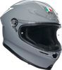 AGV K6 S Helmet in Nardo Gray – XS Fit with Carbon-Aramid Shell and Ventilation System for Motorcycle Riding