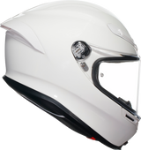AGV K6 S Helmet in White – XL Fit for Motorcycle & ATV Riders