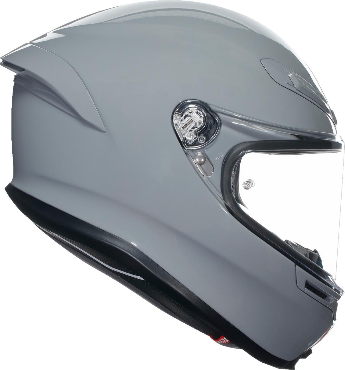 AGV K6 S Helmet in Nardo Gray – XS Fit with Carbon-Aramid Shell and Ventilation System for Motorcycle Riding