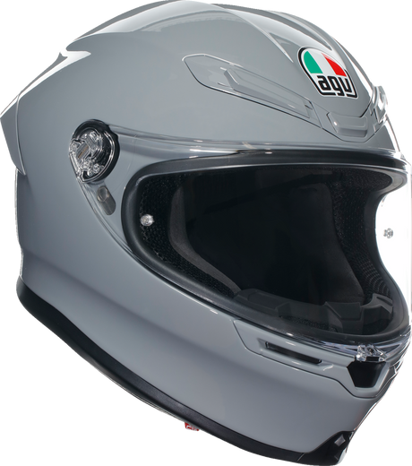 AGV K6 S Helmet in Nardo Gray – 2XL Fit for Street and Track Riders