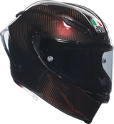 AGV Pista GP RR Helmet with Red Carbon Finish – Medium Fit for Motorcycle Racing and Track Use