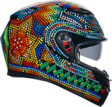 AGV K3 Rossi Winter Test 2018 Motorcycle Helmet – Small, Universal Fit for Sport & Touring Bikes