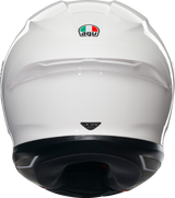 AGV K6 S White Helmet for Road and Track - XS with Ventilation and Safety Features