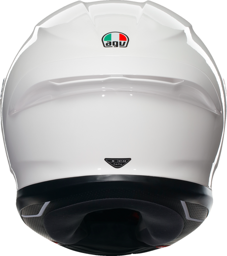 AGV K6 S White Helmet for Road and Track - XS with Ventilation and Safety Features