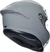 AGV K6 S Helmet in Nardo Gray – 2XL Fit for Street and Track Riders
