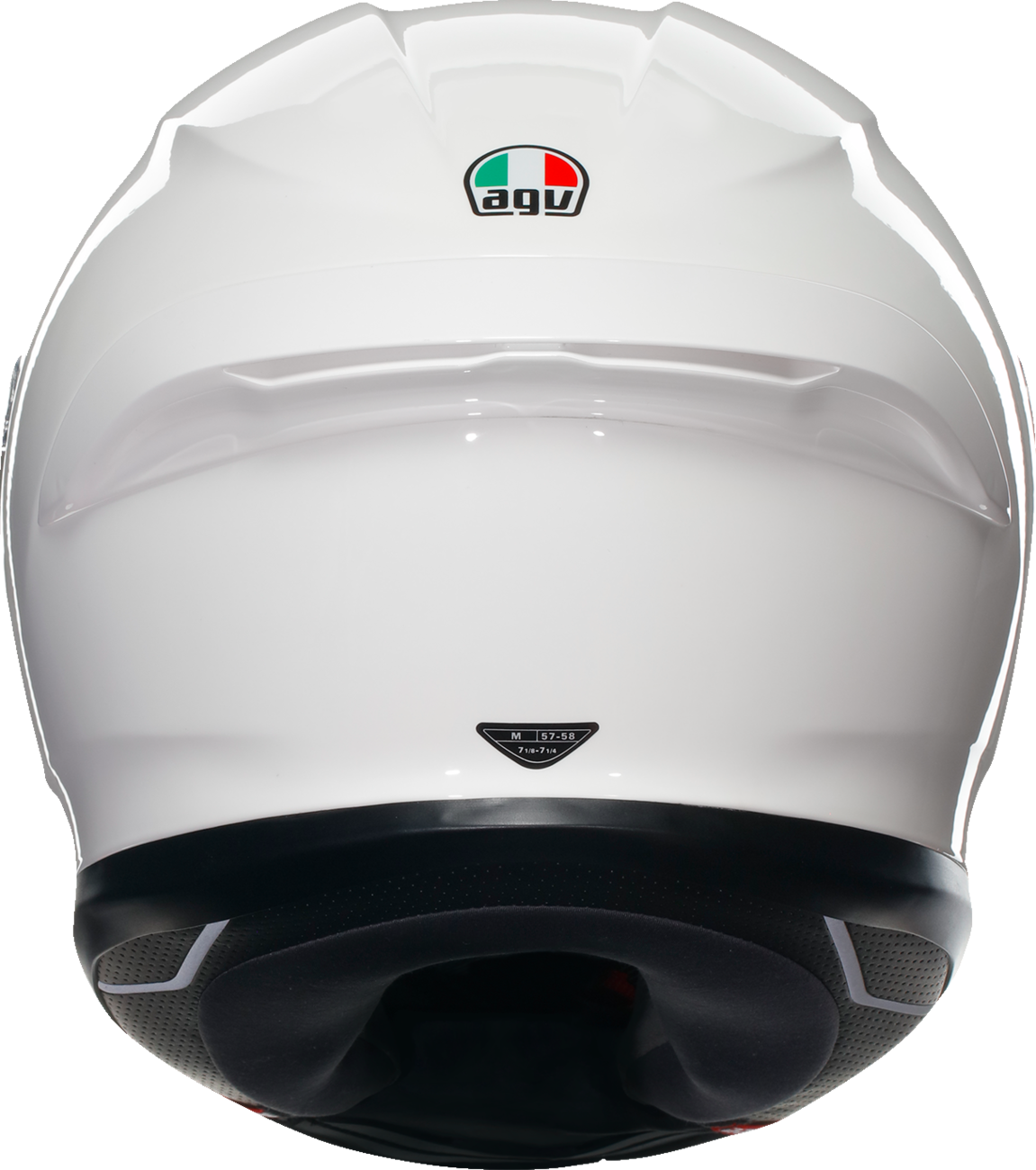 AGV K6 S Helmet - White 2XL - Carbon-Aramid Shell, Aerodynamic Design, Fit for Motorcycle and Sportbike Riders