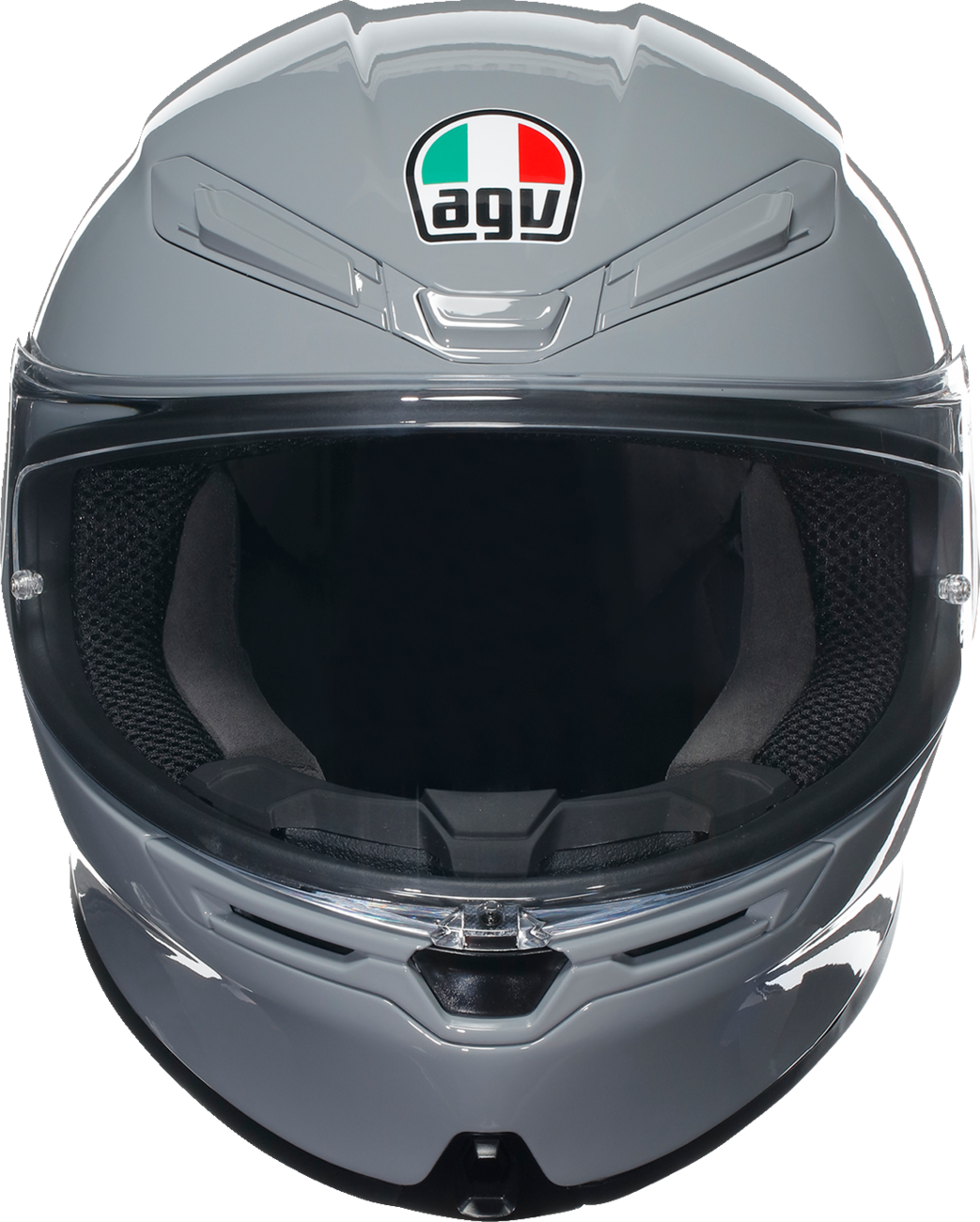 AGV K6 S Helmet in Nardo Gray – XS Fit with Carbon-Aramid Shell and Ventilation System for Motorcycle Riding