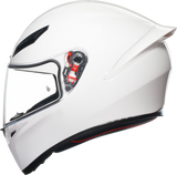 AGV K1 S Helmet - White Large - DOT Approved Motorcycle Helmet with Ventilation and Pinlock Prepared