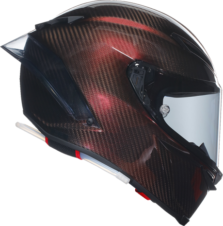 AGV Pista GP RR Helmet with Red Carbon Finish – Medium Fit for Motorcycle Racing and Track Use