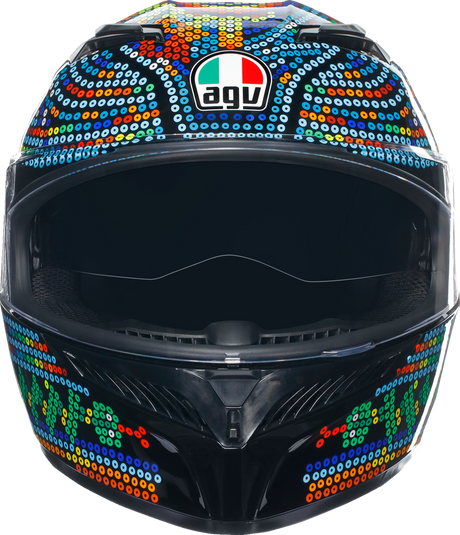 AGV K3 Helmet Rossi Winter Test 2018 - XL with Pinlock® Lens and Ventilation System for Motorcycle Riding