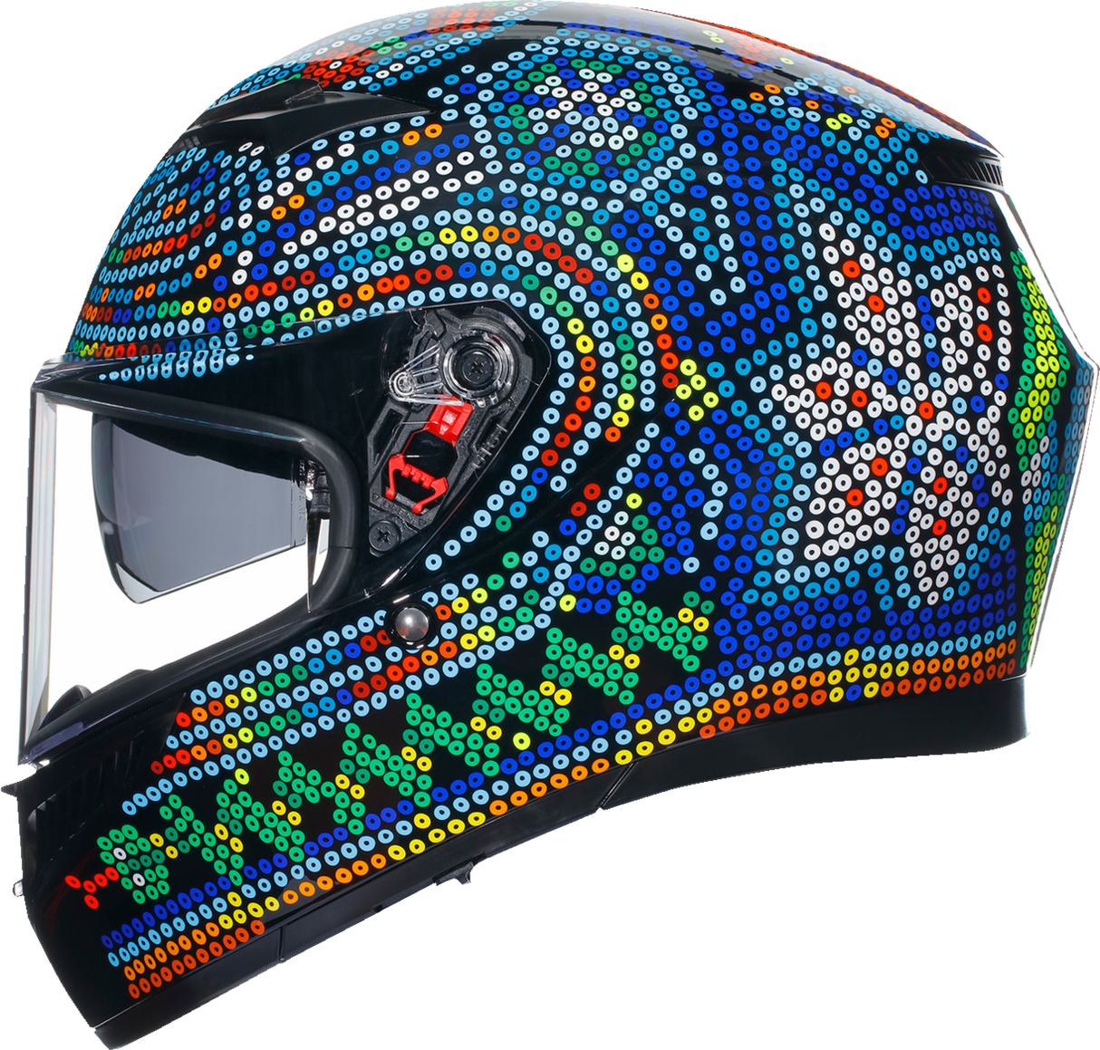 AGV K3 Rossi Winter Test 2018 Motorcycle Helmet – Small, Universal Fit for Sport & Touring Bikes