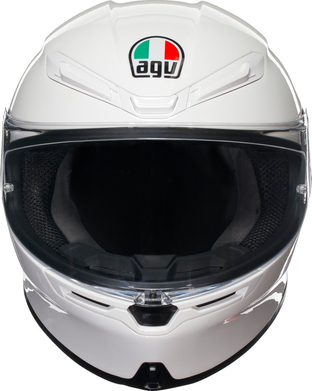 AGV K6 S Helmet - White 2XL - Carbon-Aramid Shell, Aerodynamic Design, Fit for Motorcycle and Sportbike Riders