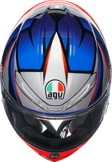AGV K6 S Helmet Slashcut Black/Blue/Red 2XL - Designed for Racing and Street Riding