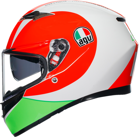 AGV K3 Helmet Rossi Mugello 2018 - XL | High-Performance Motorcycle Helmet with Pinlock® Lens and Advanced Ventilation