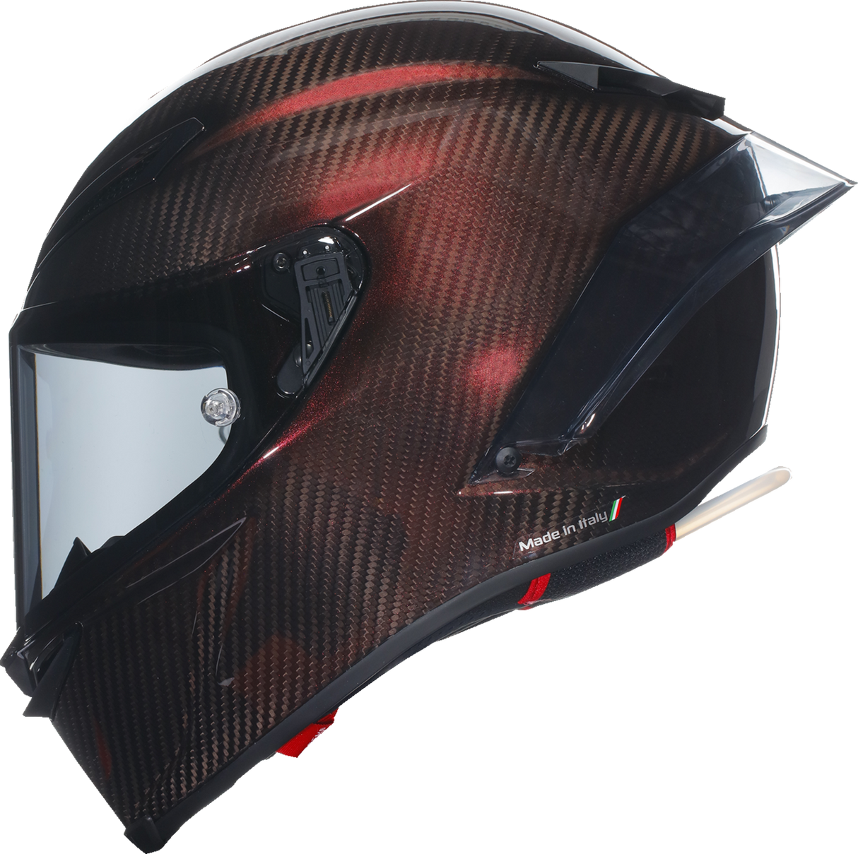 AGV Pista GP RR Helmet with Red Carbon Finish – Medium Fit for Motorcycle Racing and Track Use