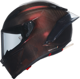 AGV Pista GP RR Helmet with Red Carbon Finish – Medium Fit for Motorcycle Racing and Track Use