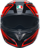 AGV K3 Helmet - Compound Black/Red - XL for Sportbike and Street Motorcycle