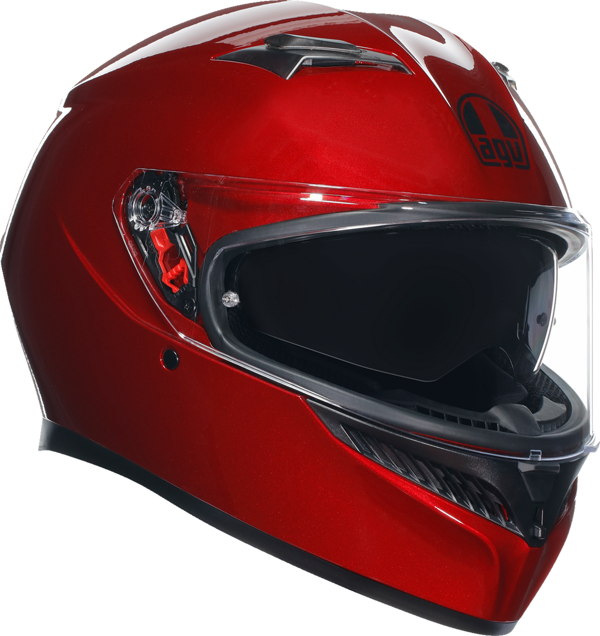 AGV K3 Competizione Red Full-Face Motorcycle Helmet - 2XL - Versatile and Aerodynamic for Road Riding