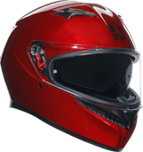 AGV K3 Competizione Red Full-Face Motorcycle Helmet - 2XL - Versatile and Aerodynamic for Road Riding