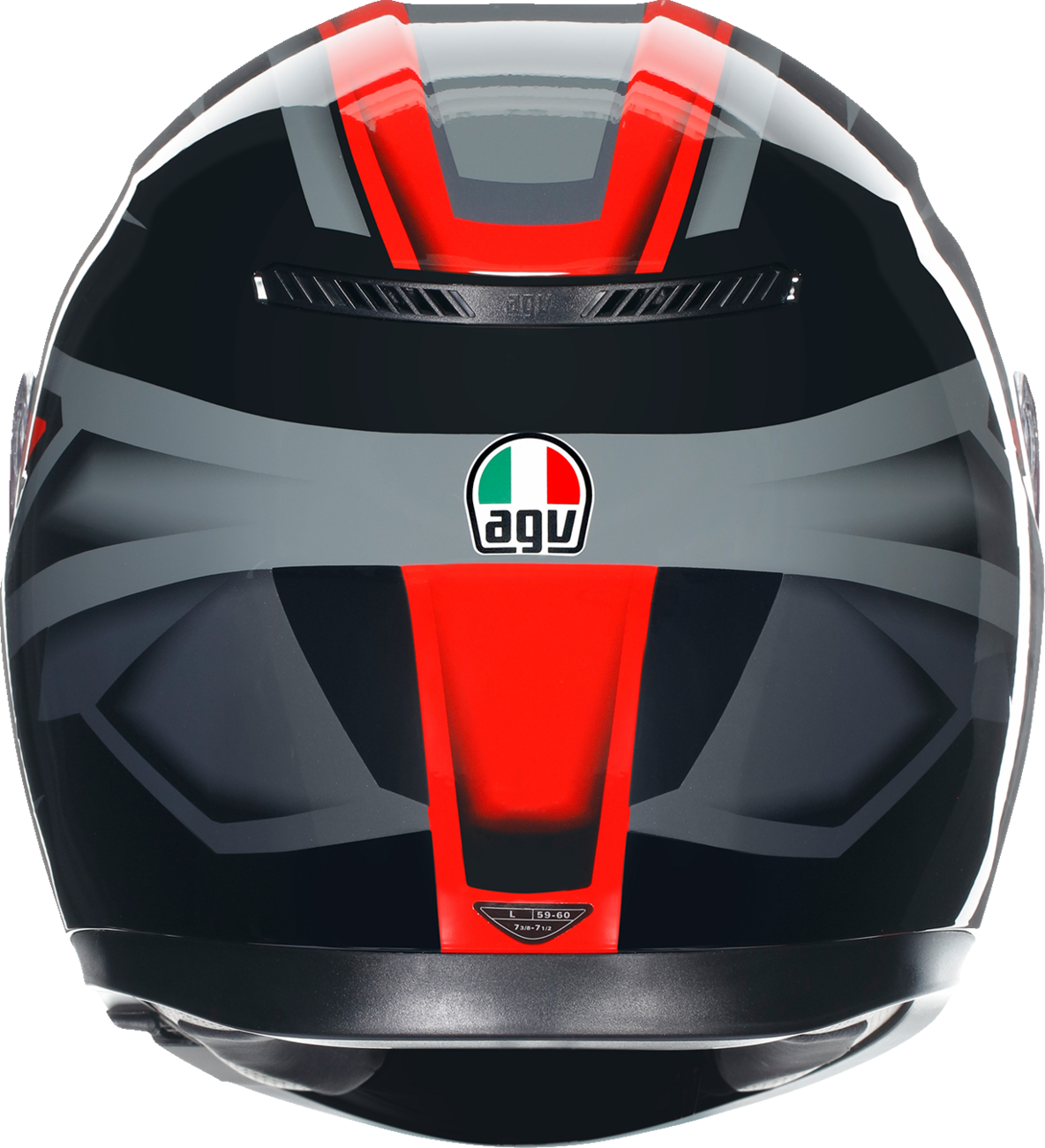 AGV K3 Helmet - Compound Black/Red - XL for Sportbike and Street Motorcycle