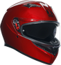 AGV K3 Competizione Red Full-Face Motorcycle Helmet - XL Size, Designed for All Riding Styles with Built-In Sun Visor and Advanced Ventilation