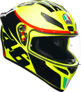 AGV K1 S Grazie Vale Motorcycle Helmet - Large, Lightweight Sportbike Helmet with Ventilation and Pinlock Compatibility