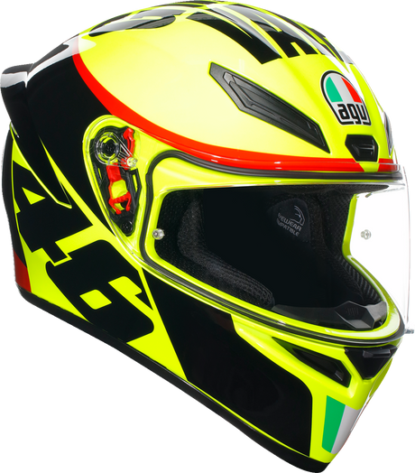 AGV K1 S Grazie Vale Motorcycle Helmet - Large, Lightweight Sportbike Helmet with Ventilation and Pinlock Compatibility