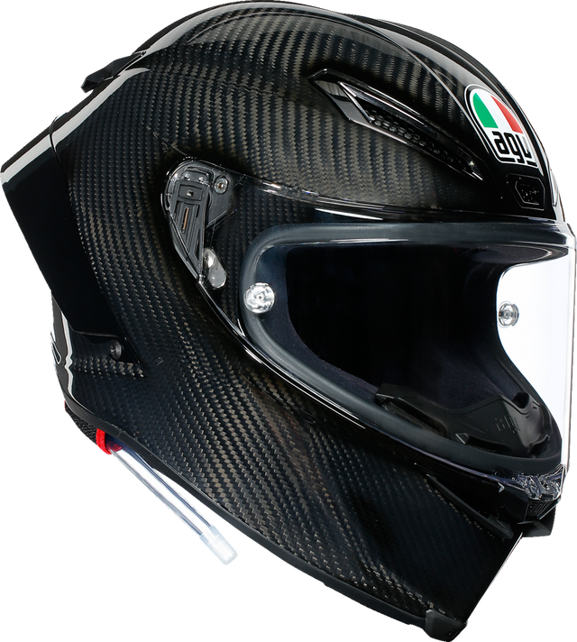 AGV Pista GP RR Helmet - Glossy Carbon Large | Motorcycle Racing Helmet with Carbon Shell and Advanced Ventilation for Honda, Yamaha, Suzuki, Kawasaki, Ducati, KTM, and Harley-Davidson