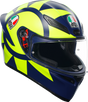 AGV K1 S Helmet - Soleluna 2018 - Large | Motorcycle Helmet with Ventilation, Micro-Opening Visor, and Pinlock Prepared for Sport and Street Use