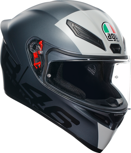AGV K1 S Helmet - Limit 46 Small with Ventilation, Aerodynamic Design, and Pinlock® Prepared for Yamaha, Honda, Kawasaki, Suzuki, and More