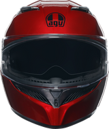 AGV K3 Competizione Red Full-Face Motorcycle Helmet for Sport and Touring - Medium