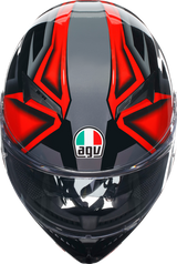 AGV K3 Helmet - Compound Black/Red - XL for Sportbike and Street Motorcycle