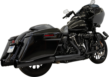 BASSANI XHAUST 4-1/2" Slip-On Mufflers - Black 1F745B