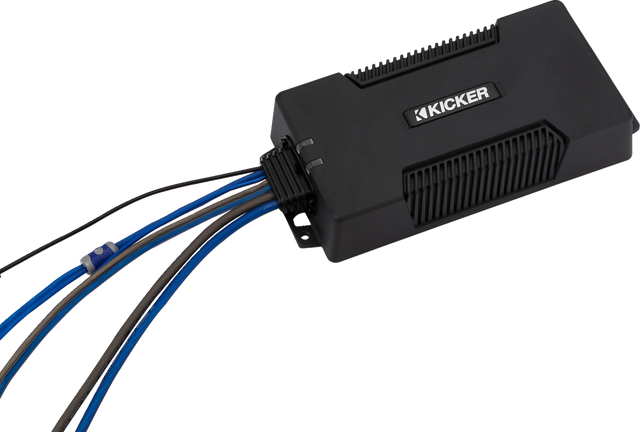 KICKER 600W Mono Subwoofer Amplifier (Part Number: 48PXA6001) - Waterproof Marine Grade Design, Compatible with Various Marine and Off-Road Vehicles