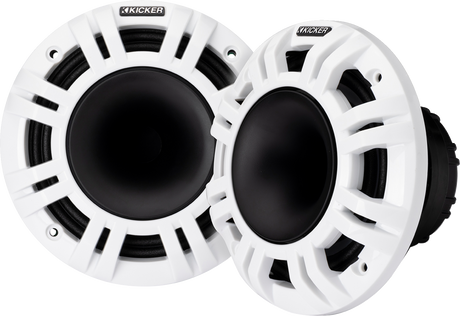 KICKER 6-1/2" Marine-Grade Horn-Loaded Compression Speakers 48KMXL654 for Motorcycle Fairings and Saddlebags