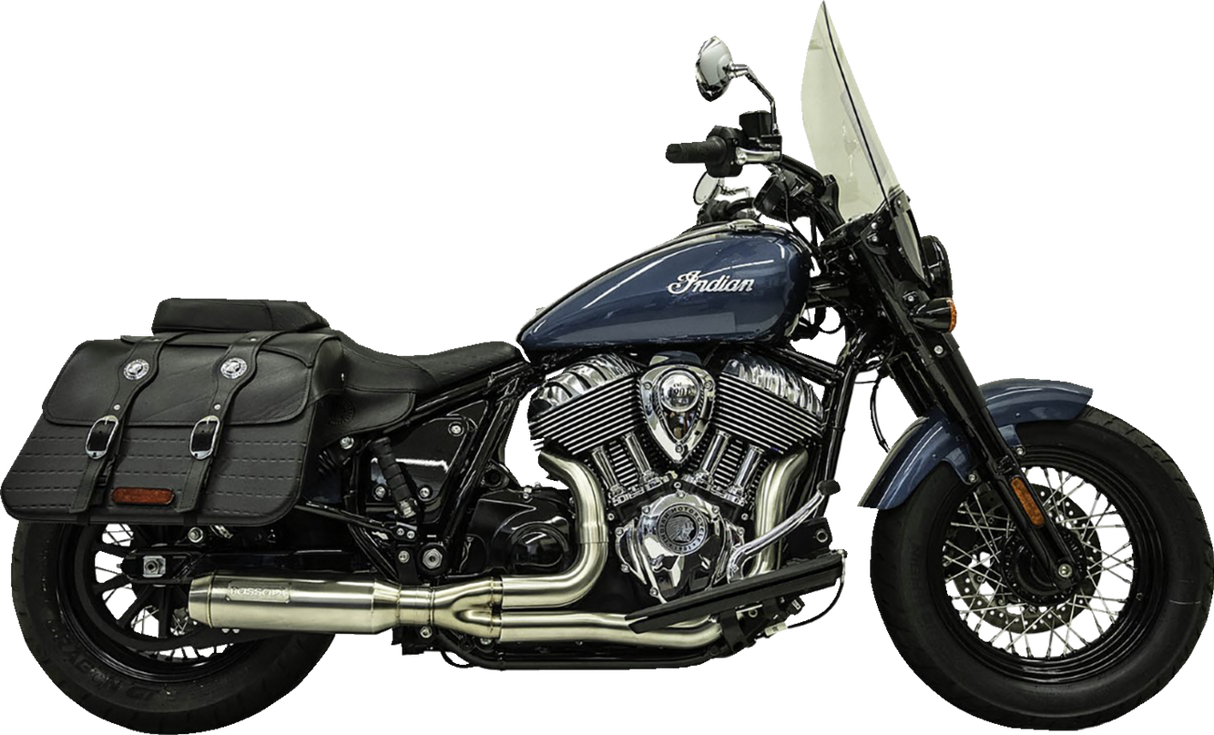 BASSANI XHAUST 2-into-1 Exhaust System - Stainless Steel 8H12SS