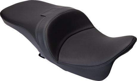 DRAG SPECIALTIES SEATS Freedom Seat in Solar Leather - Black for Harley FLH 2009-2023