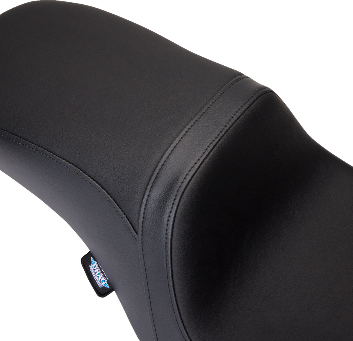 Drag Specialties Seats Predator 2-Up Seat for Harley FLH/FLT 2008-2024, Black Vinyl, Smooth Finish