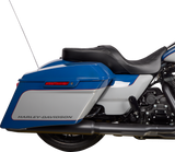 Drag Specialties Seats Freedom Seat with Vinyl Cover - Double Diamond Black Stitch for Harley FLH 2009-2023