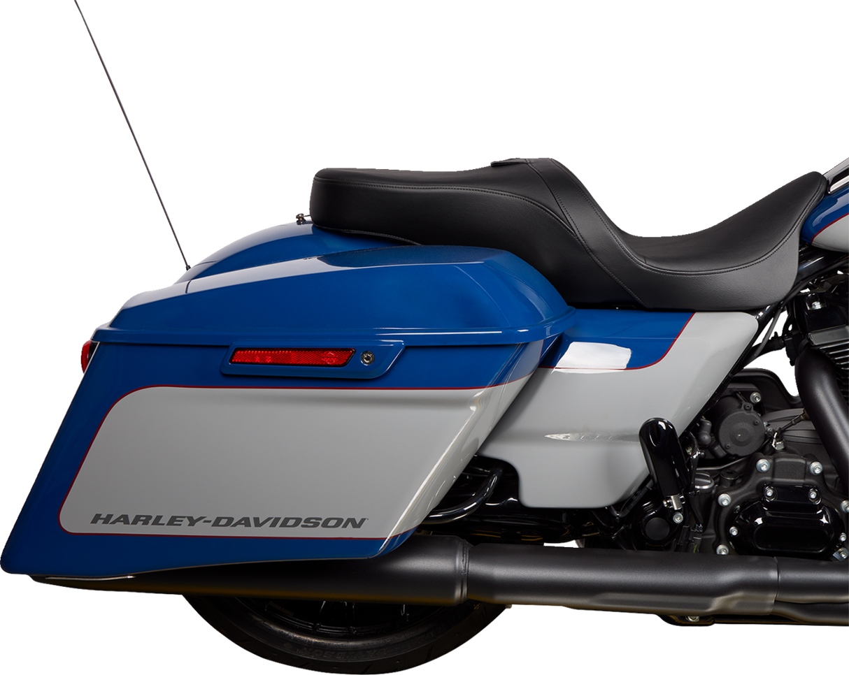 DRAG SPECIALTIES SEATS Freedom Seat - Vinyl - Smooth for Harley FLH 2009-2023, Fits Touring Models