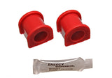 Energy Suspension 16.5121R Performance Polyurethane Front Sway Bar Bushings for 1997-2000 Honda Civic and CRX, 22mm Diameter