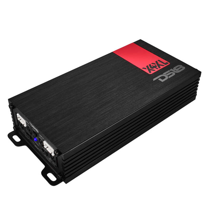 DS18 X4XL 4-Channel Ultra Compact Class D Amplifier - Perfect for Car Audio Systems - Fits Most Vehicles