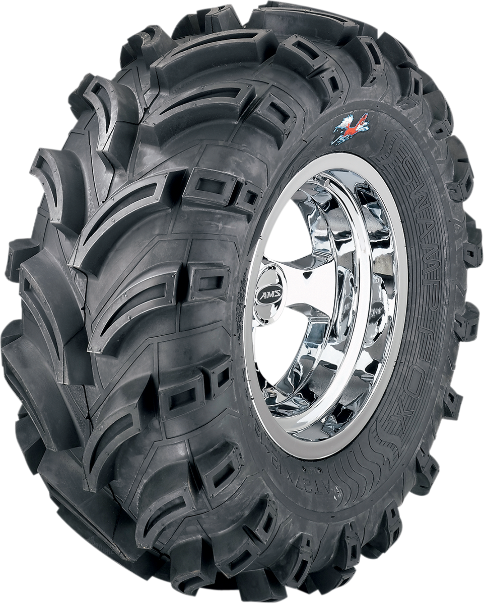AMS Swamp Fox 24x9-11 ATV Tire - Front/Rear, 6 Ply for Muddy and Hard-Pack Terrain
