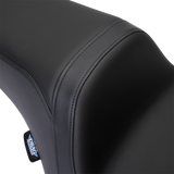 DRAG SPECIALTIES SEATS Predator 1Up Seat for Harley FLH 2008-2023, Solar Leather Black