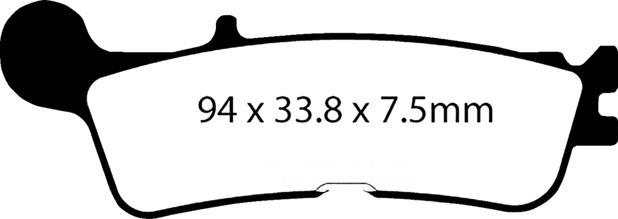 EBC Sintered "R" Brake Pads FA755R