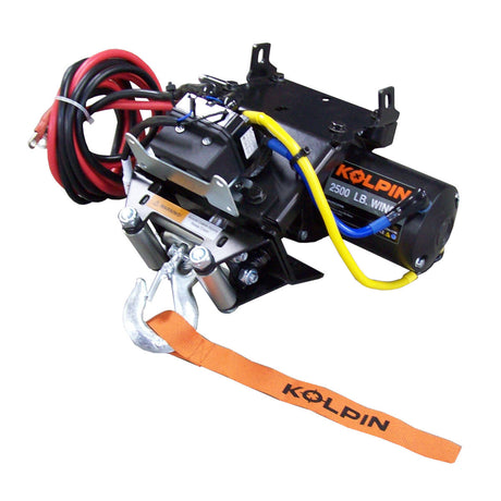 KOLPIN Quick Mount Winch Kit 2500 for Honda TRX420 Rancher 4x4 AT DCT and ES Models