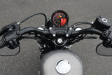 KOSO BA051211 Speedo / Tach Black Bezel LCD Color Change Display for Harley Davidson XL883N Iron 883 and XL883L Super Low (2005-2013)