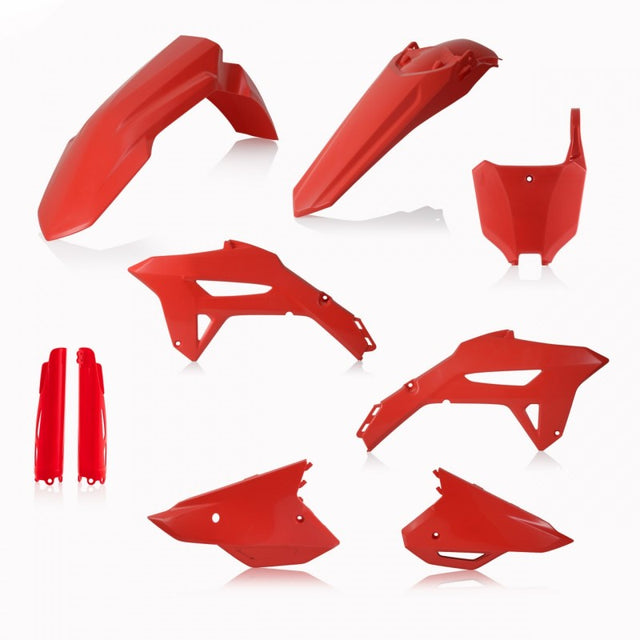Acerbis 22+ Honda CRF250R/21-24 CRF450R Full Plastic Kit - Red with Front Fender and Side Panels